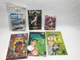 Group of 6 Baseball Magazines and Comic Type Books as Pictured