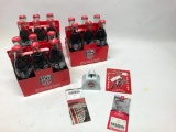 Three CocaCola OSU Six Packs, a Bell and a Game Tickets, All Items are 2014