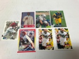Group of 7 1990's Rookie Football Cards