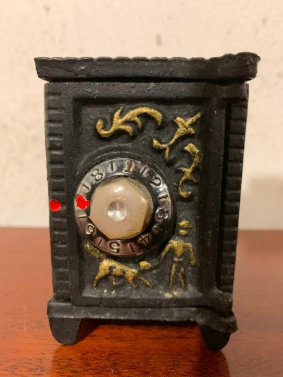 Little Metal Safe Bank, 4" Tall