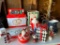 Group of Christmas Dishes, Cookie Jar, Tray Set, Covered Dish, Pitcher and More