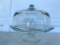 Glass Cake Stand with Lid, 10
