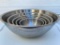 Set of Stainless Steel Mixing Bowls