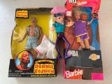 Dennis Rodman and LA Lakers Barbie, Strawberry Shortcake Baker