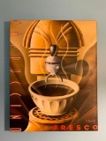 Contemporary, Silk Screen Type Picture, Cappuccino, Fresco!
