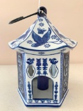 Chinese, Blue and White Porcelain, Hanging Candle Holder