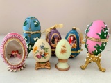 Group of Decorative Eggs