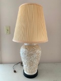 Ceramic, Oriental Accented Lamp