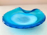 Blue Glass Candy Dish, 7
