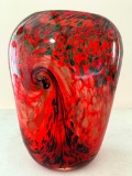 Decorative, Heavy Glass Vase
