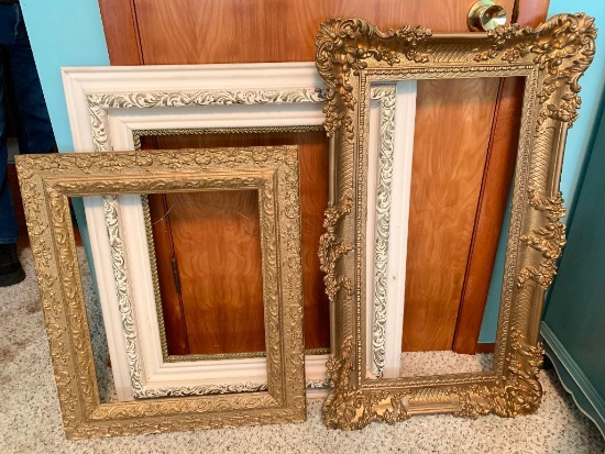 Group of Three, Decorative Plastic Frames as Pictured