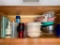 Contents of Cabinet Above Kitchen Sink