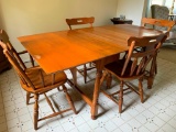 Maple Dropleaf Table with 4 Chairs