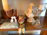 Misc, Shelf Lot of Decorative Items as Pictured