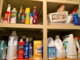 Contents of Cabinets Above Washer and Dryer in Laundry Room!