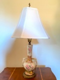 Vintage Porcelain Decorator Lamp