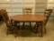 Wood Kitchen Table and 3 Chairs