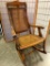 Antique Cane Bottom and Cane Back Rocking Chair