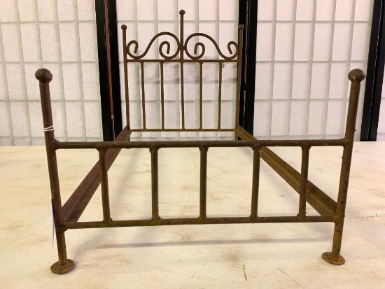 Vintage, Wrought Iron Toy/Doll Bed