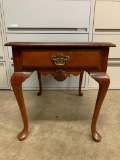 Queen Anne Leg Lamp Table with Damage to Top
