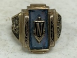 Marked 10K Gold Class Type Ring from 1971