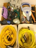 Group of Tools, Cords, Hand Tools and More as Pictured