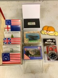 Patriotic Lot of Cards, Lock and More!