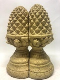 Pair of Acorn Bookends