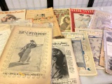 Group of Antique/Vintage Sewing and Ladies Magazines, Late 1800's and Early 1900's