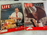 A 1955 and 1958 Life Magazine as Pictured