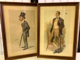 Two Framed, Vanity Fair Prints, As in a Looking Glass and Raby Castle