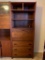 Vintage Shelving Unit with Desk Section, It is the right end of the set only.