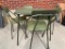 Cosco, Vintage, Metal Card Table and 4 Chairs