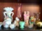 Group of Vintage Bisque, Porcelain and Glass Items