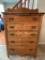 Antique, Oak, Chest of Drawers