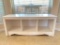 Pressed Wood, White Window Seat/Shelving Unit