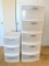 Group of Plastic, Stacking Storage Drawers