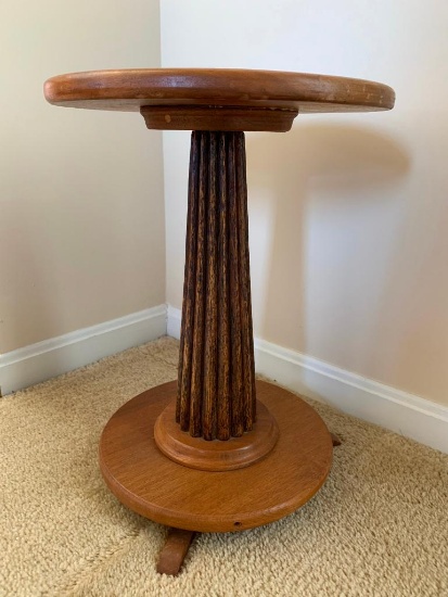 Small, Antique, Oak Fern Stand