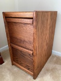 Oak, Two Drawer File Cabinet