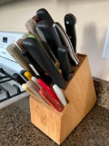 Knife Block of Miscellaneous Knives