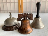 Front Desk Bell, Liberty Bell and Small Teacher Bell