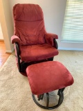 MIcro-Fiber Rocker and Foot Stool