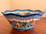 Polish Serving Bowl by T. Liana, UNIKAT. 3702