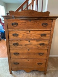 Antique, Oak, Chest of Drawers