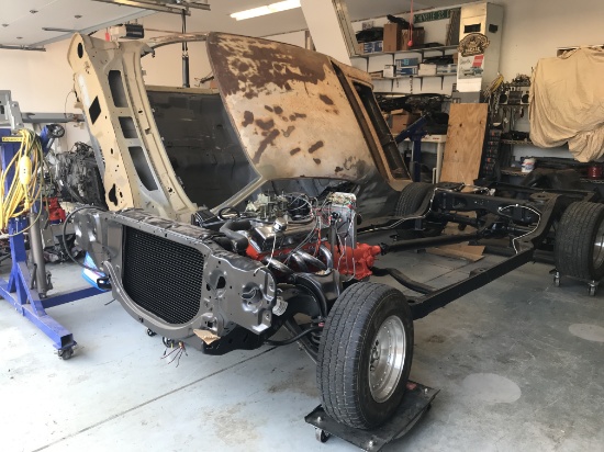1970-72 Chevelle Rolling Chassis, Motor, Body Etc