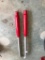 Set of What Appear to Be Cherry Bomb Mufflers with Exhaust Pipe Pictured