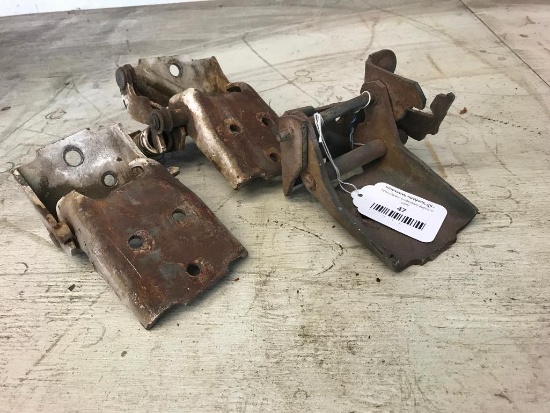 Three Used 1970-72 Chevelle Door Hinges as Pictured