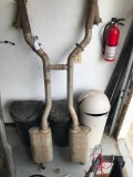 Section of Exhaust with Flowmaster Mufflers as Pictured
