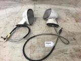 Set of Used GM 60676 401, A Body, Malibu, El Camino Olds Side Mirrors as Pictured