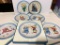 Group of 7 Schmid Christmas Plates, A Few Have Boxes